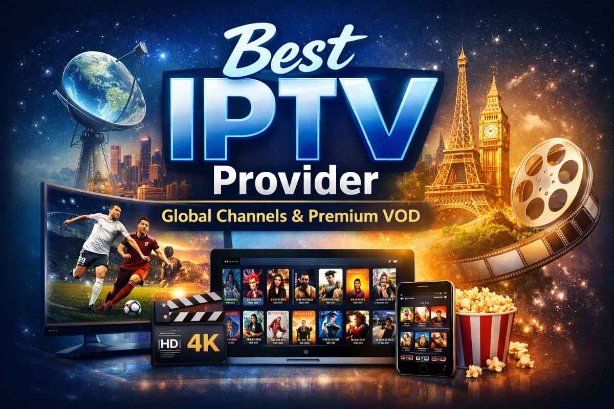 Best IPTV Provider with Global Channels and Premium VOD