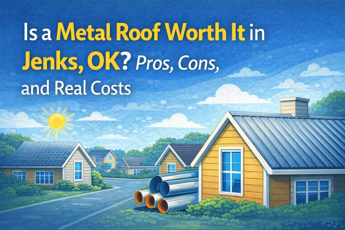 Is a Metal Roof Worth It in Jenks, OK? Pros, Cons, and Real Costs