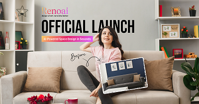 RenoAI Launches AI-Powered Platform to Instantly Visualize Space Design and Renovation Concepts