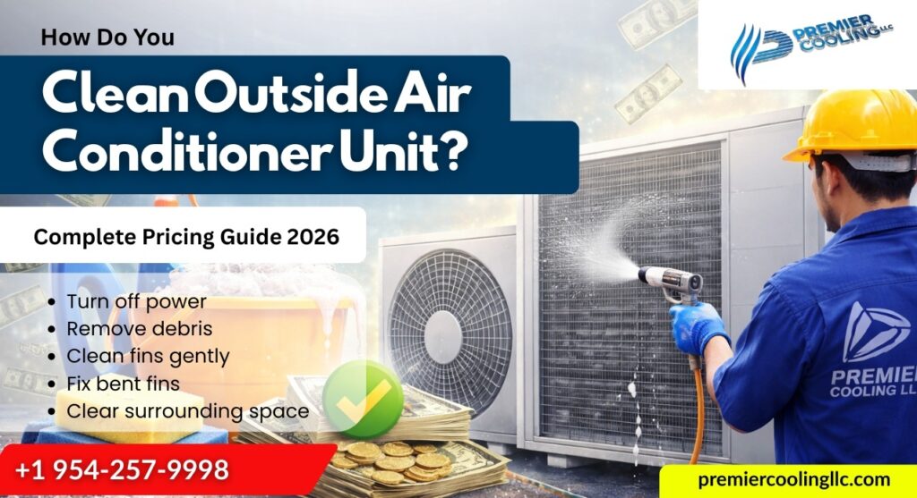 How Do You Clean an Outside Air Conditioner Unit? 