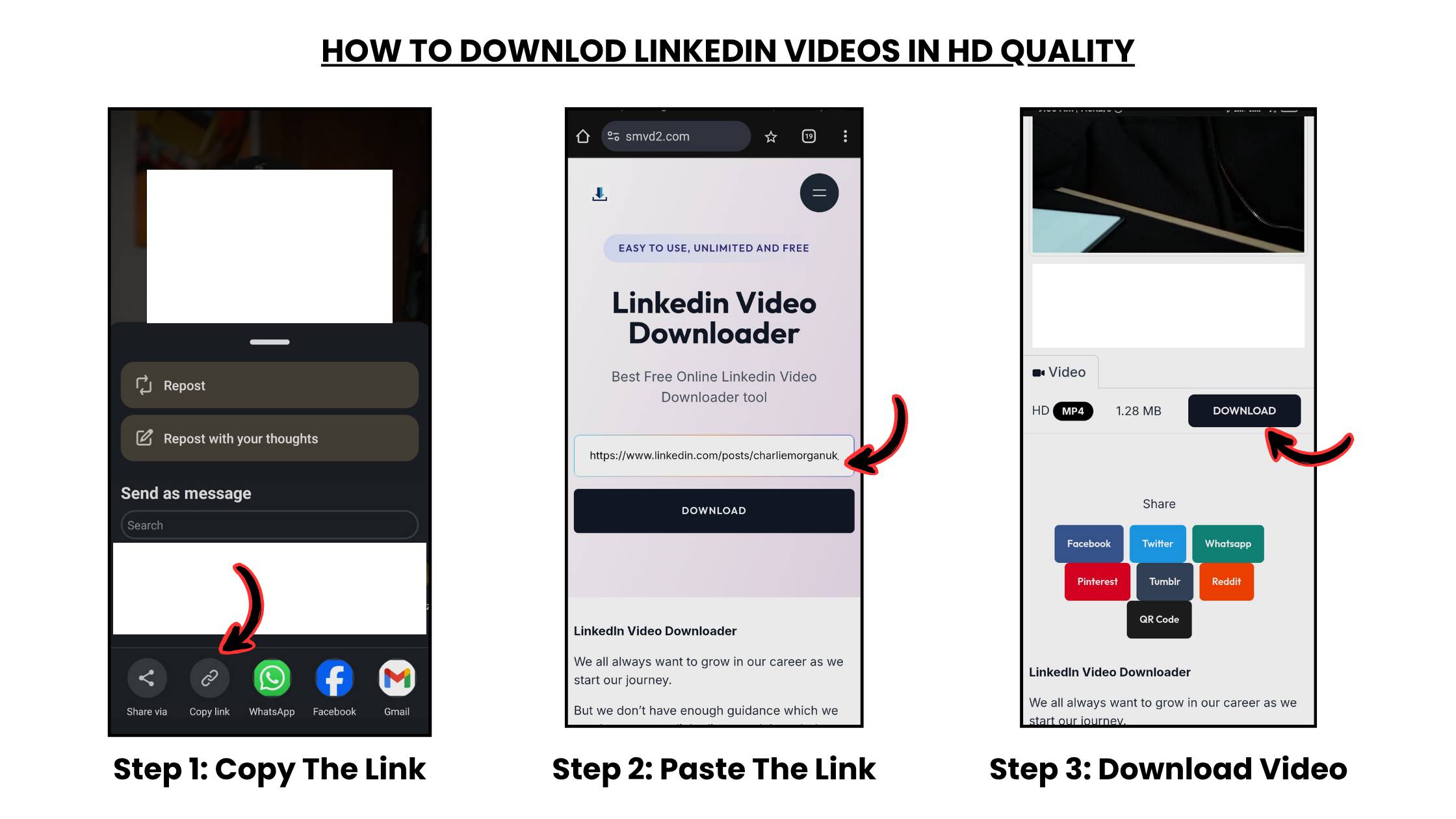 How to Download LinkedIn Videos in HD — Free, Fast & Without Login