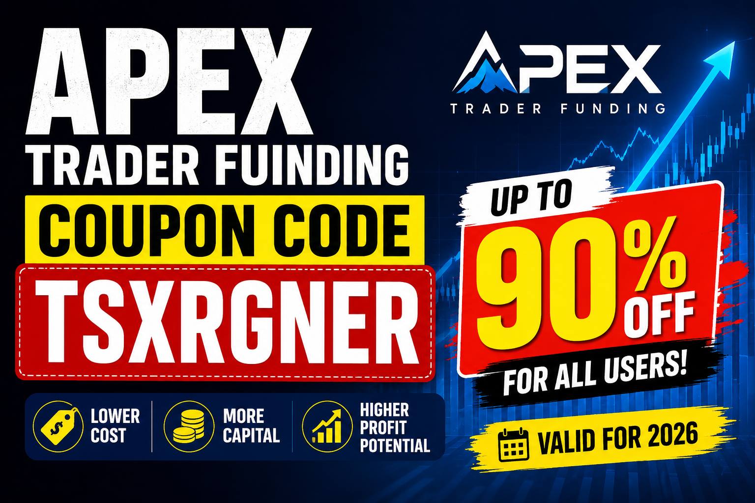 Apex Trader Funding Coupon Code TSXRGNER