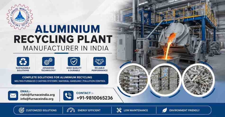 Aluminium Recycling Plant Manufacturer in India – Driving Sustainable Metal Processing Solutions