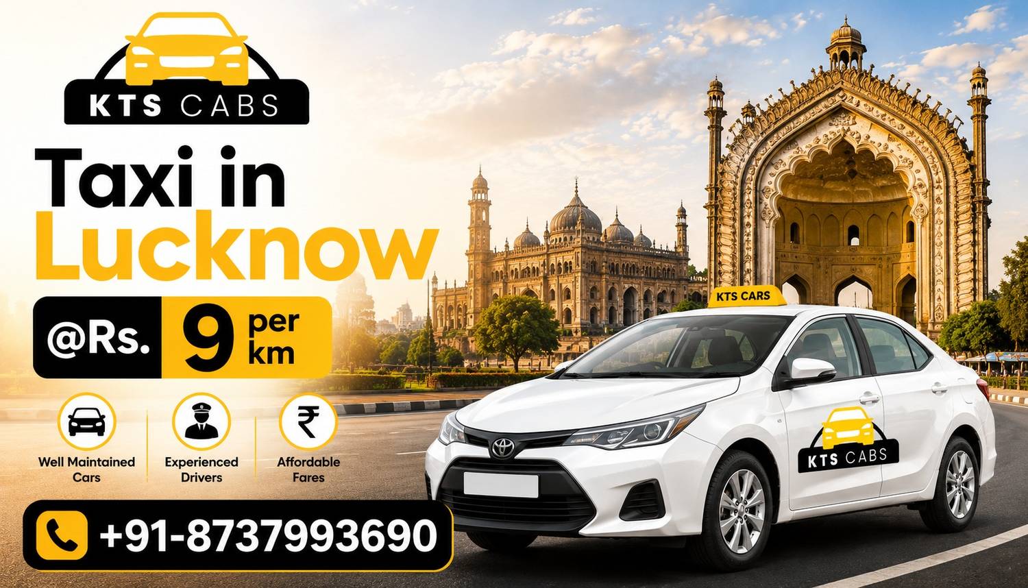 Hire Affordable Taxi in Lucknow for Local and Outstation Travel