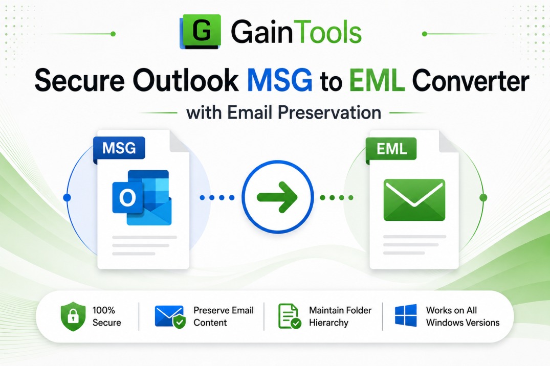 Secure Outlook MSG to EML Converter with Email Preservation